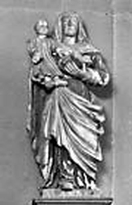 statue : L'Education de la Vierge