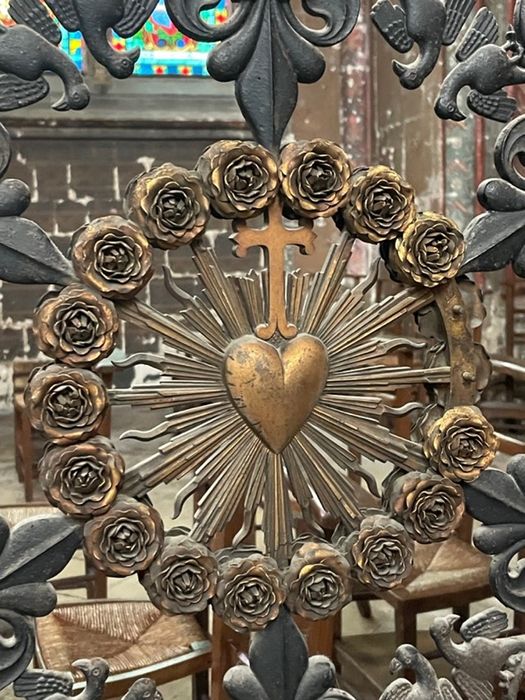 clôture de chapelle (grille de communion), détail