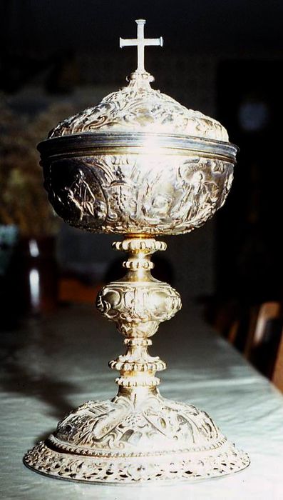 ciboire - © Ministère de la Culture (France), Conservation des antiquités et des objets d’art du Morbihan, tous droits réservés