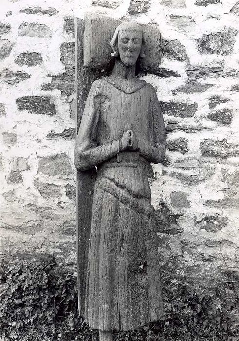 Statue (statue funéraire) dite le saint dormant : Templier