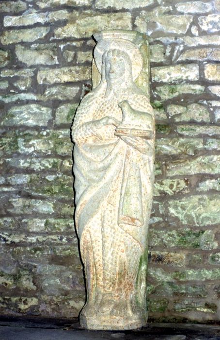 statue : saint Jean-Baptiste - © Ministère de la Culture (France), Conservation des antiquités et des objets d’art du Morbihan, tous droits réservés