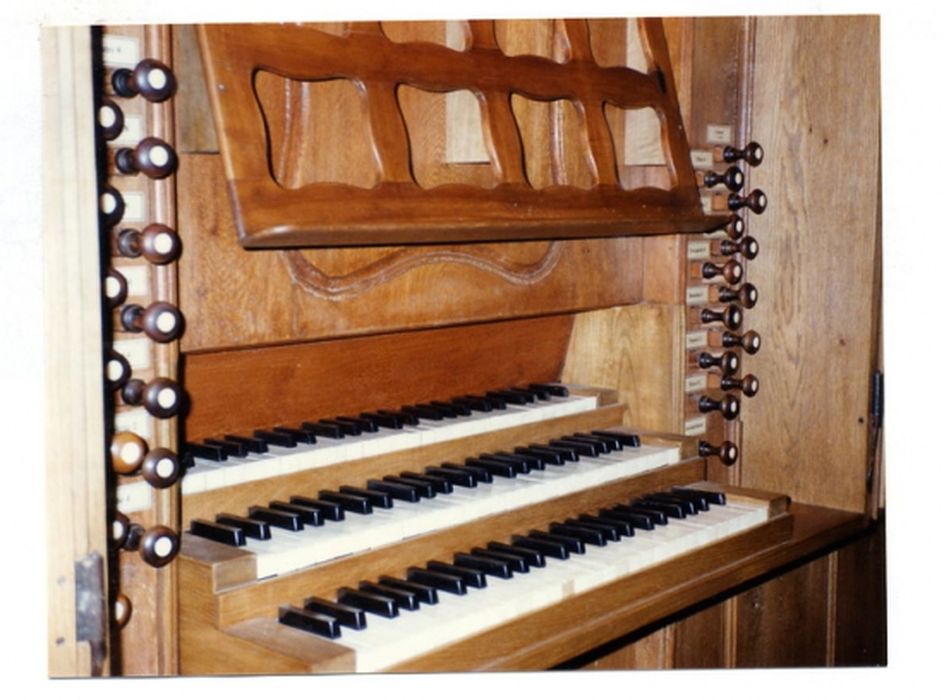 orgue de tribune : partie instrumentale de l'orgue