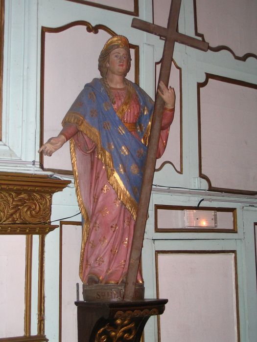 statue : Sainte Hélène - © Ministère de la Culture (France), Conservation des antiquités et des objets d’art du Morbihan, tous droits réservés
