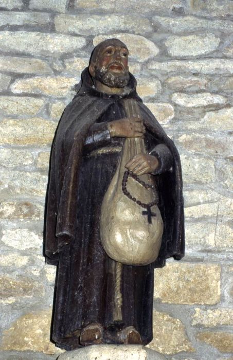 statue : Saint Félix de Cantalice - © Ministère de la Culture (France), Conservation des antiquités et des objets d’art du Morbihan, tous droits réservés