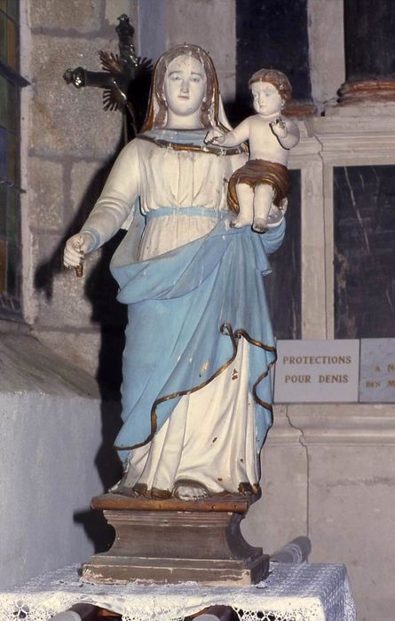 Statue de procession : Vierge à l'Enfant