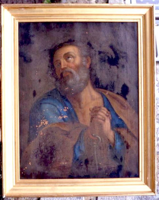 tableau : Repentir de saint Pierre - © Ministère de la Culture (France), Conservation des antiquités et des objets d’art du Morbihan, tous droits réservés