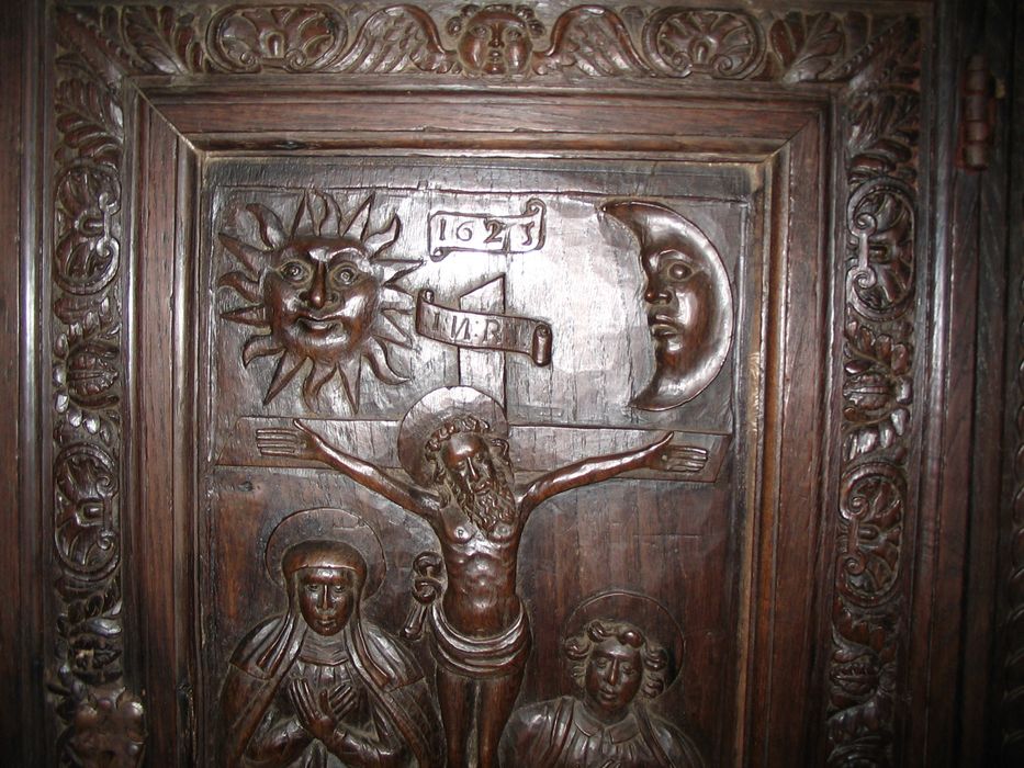 armoire n°2, détail - © Ministère de la Culture (France), Conservation des antiquités et des objets d’art du Morbihan, tous droits réservés