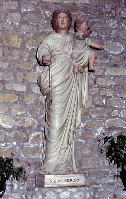 statue : Vierge à l'Enfant dite Notre-Dame de Kerdro