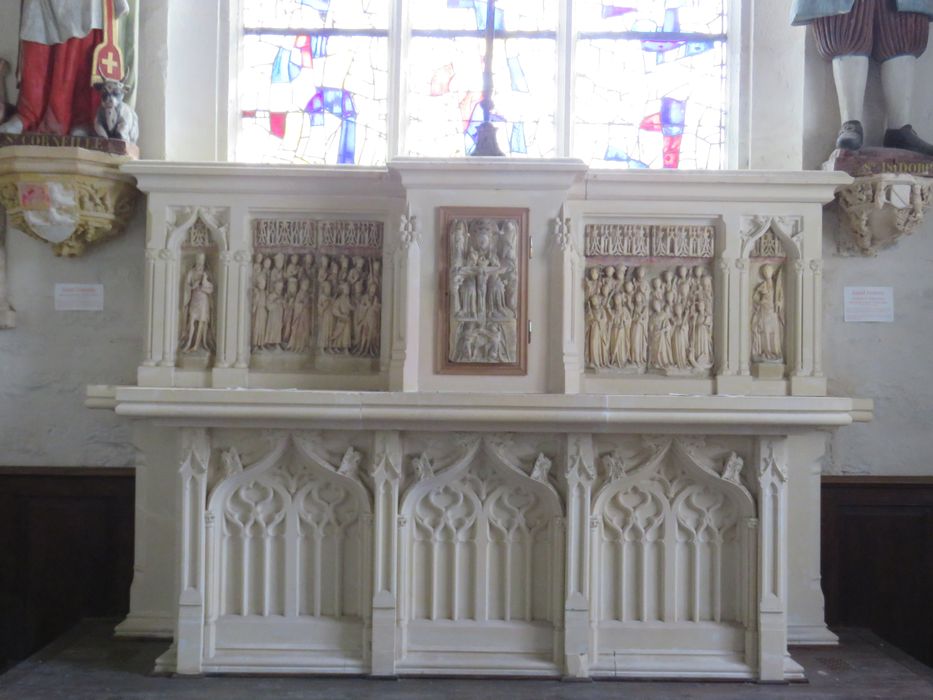 retable, détail