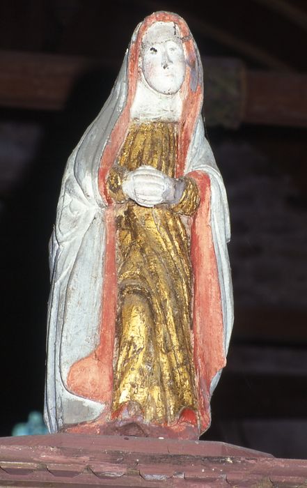 statue (statuette) : Vierge du calvaire