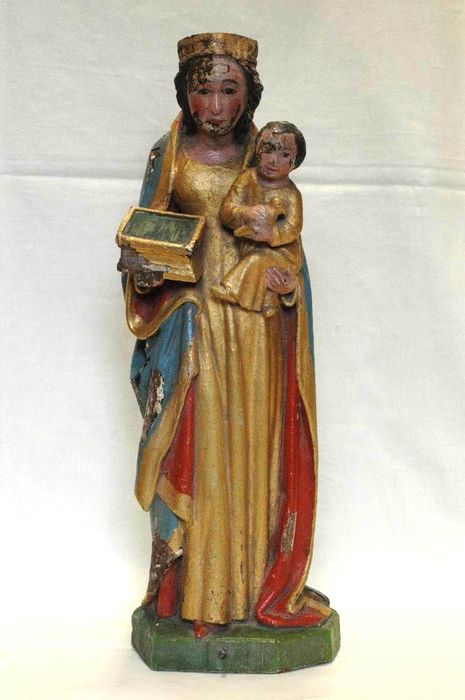 Statue-reliquaire : Vierge à l'enfant