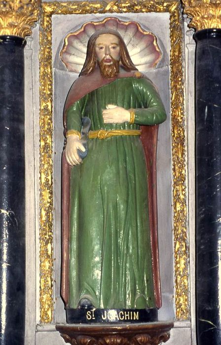 statue : Saint Joachim - © Ministère de la Culture (France), Conservation des antiquités et des objets d’art du Morbihan – Tous droits réservés