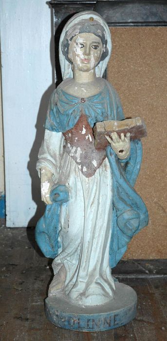 statue : Sainte Apolline - © Ministère de la Culture (France), Conservation des antiquités et des objets d’art du Morbihan – Tous droits réservés