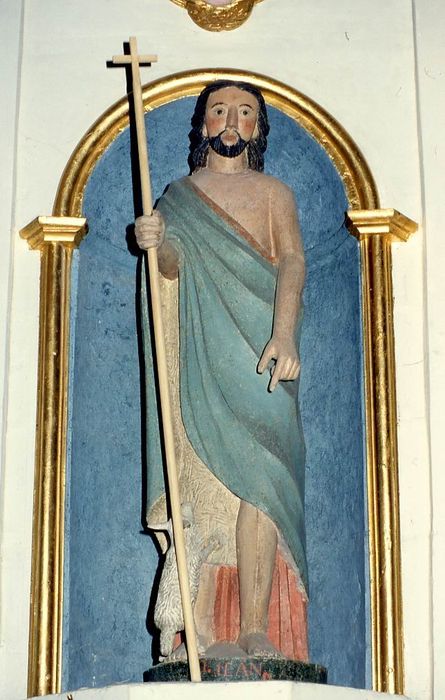 statue : Saint Jean - © Ministère de la Culture (France), Conservation des antiquités et des objets d’art du Morbihan – Tous droits réservés