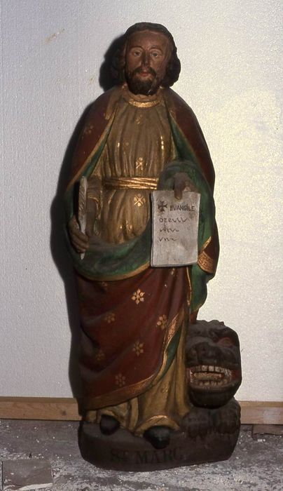 statue : Saint Marc - © Ministère de la Culture (France), Conservation des antiquités et des objets d’art du Morbihan – Tous droits réservés