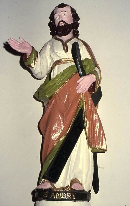 statue : Saint André - © Ministère de la Culture (France), Conservation des antiquités et des objets d’art du Morbihan – Tous droits réservés