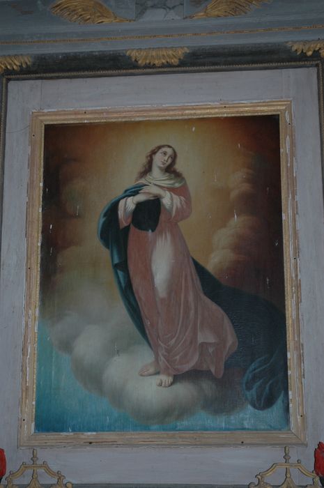 tableau : Immaculée Conception - © Ministère de la Culture (France), Conservation des antiquités et des objets d’art du Morbihan – Tous droits réservés