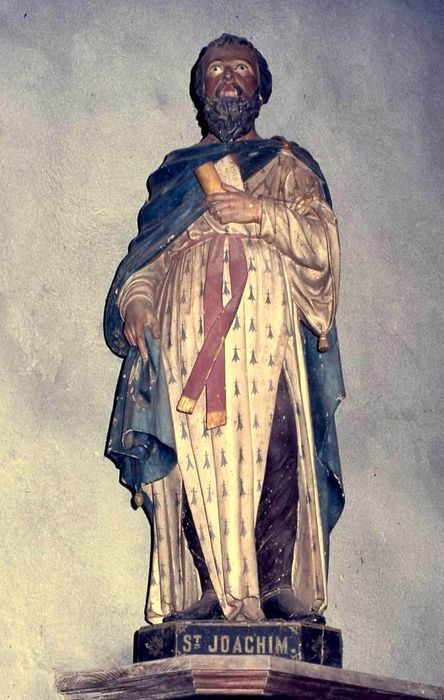 statue : Saint Joachim - © Ministère de la Culture (France), Conservation des antiquités et des objets d’art du Morbihan – Tous droits réservés