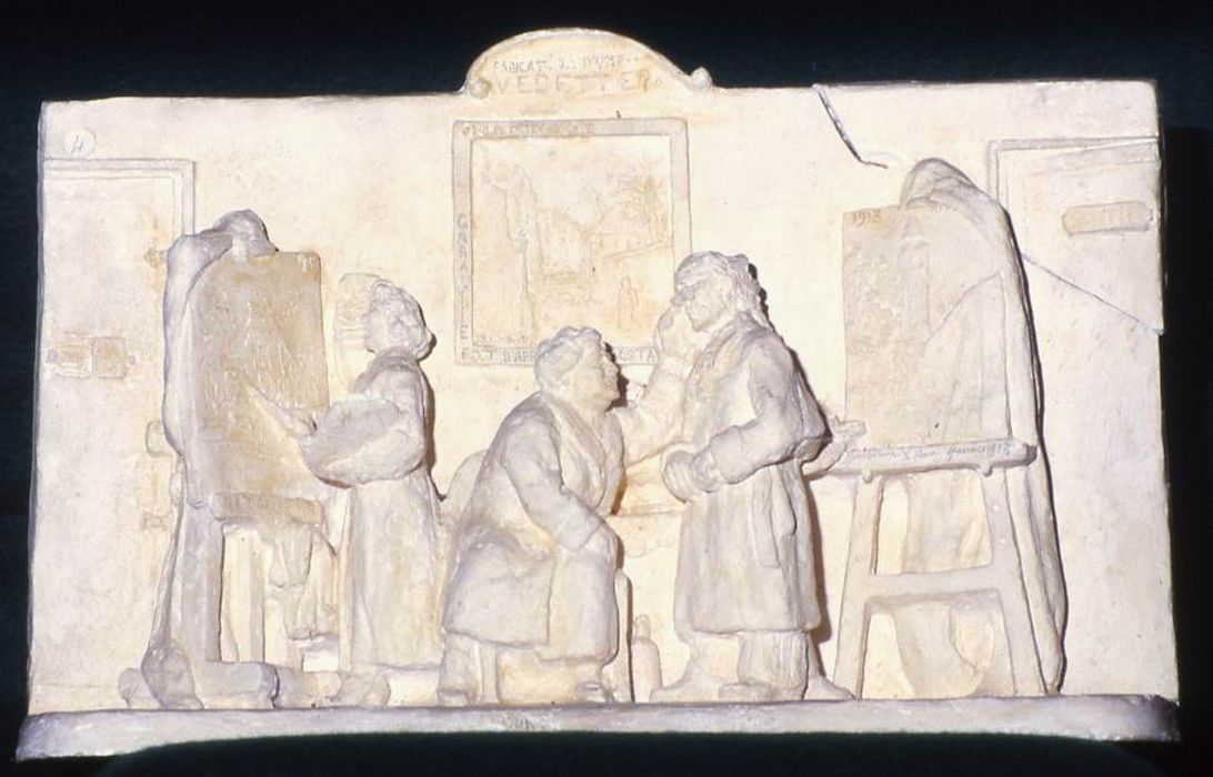 collection de trois-cent-quatorze sculptures, détail