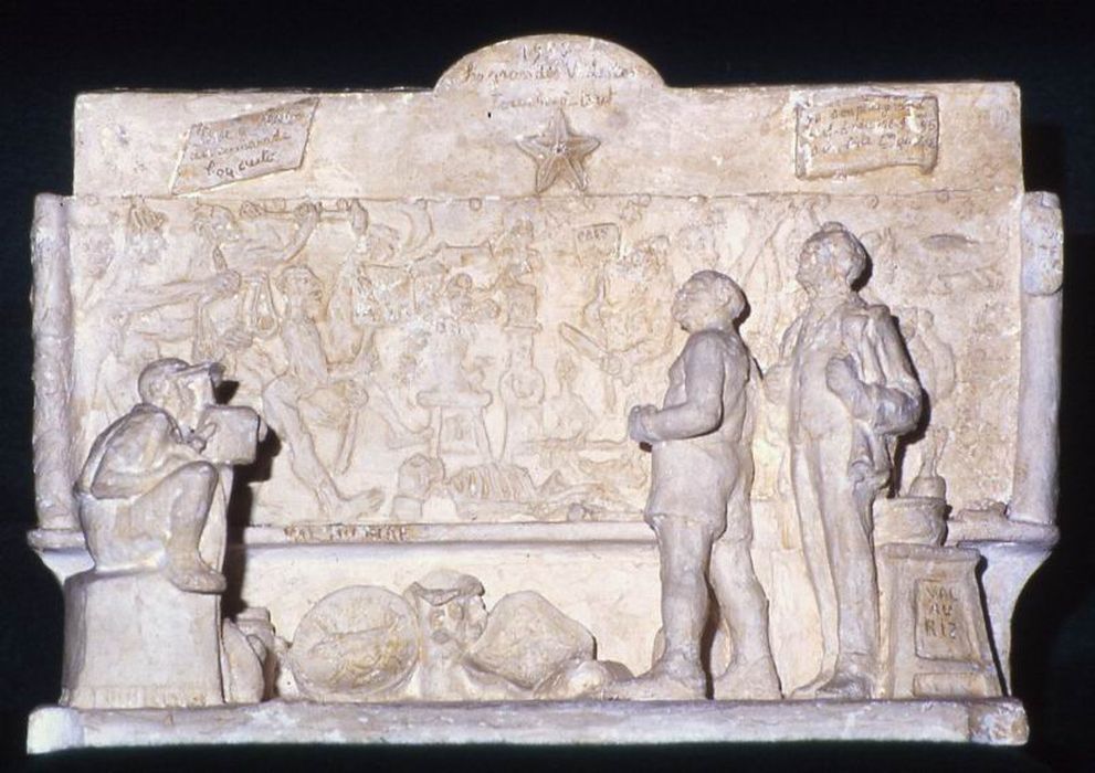 collection de trois-cent-quatorze sculptures, détail