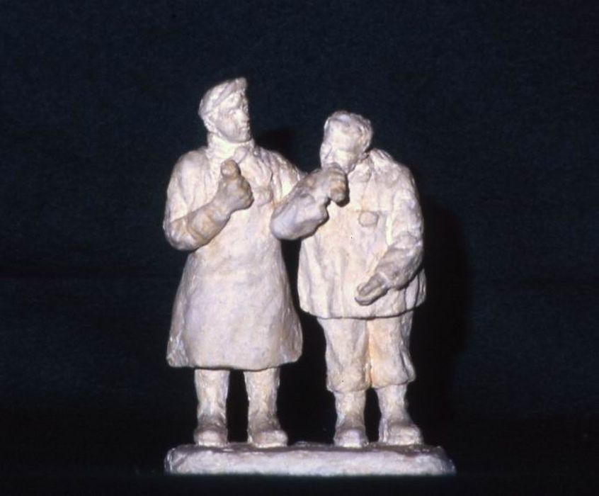 collection de trois-cent-quatorze sculptures, détail
