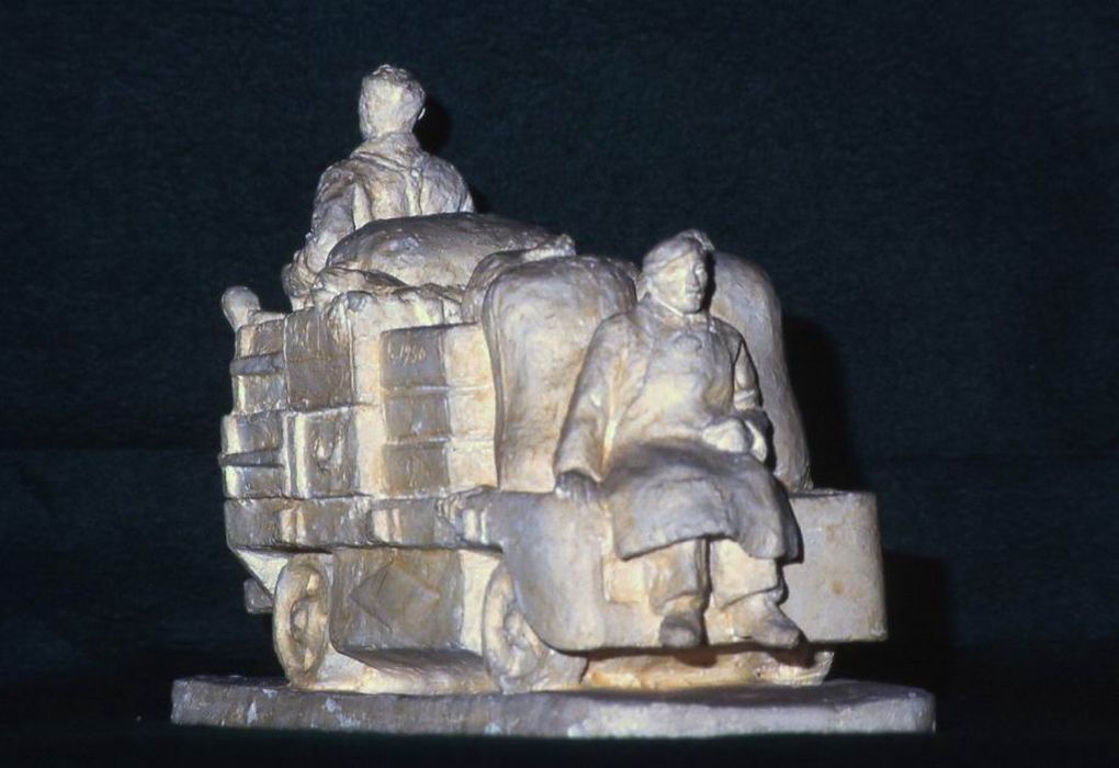 collection de trois-cent-quatorze sculptures, détail
