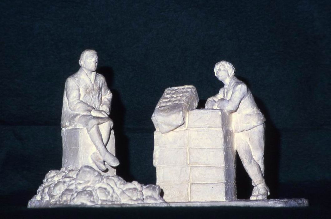 collection de trois-cent-quatorze sculptures, détail
