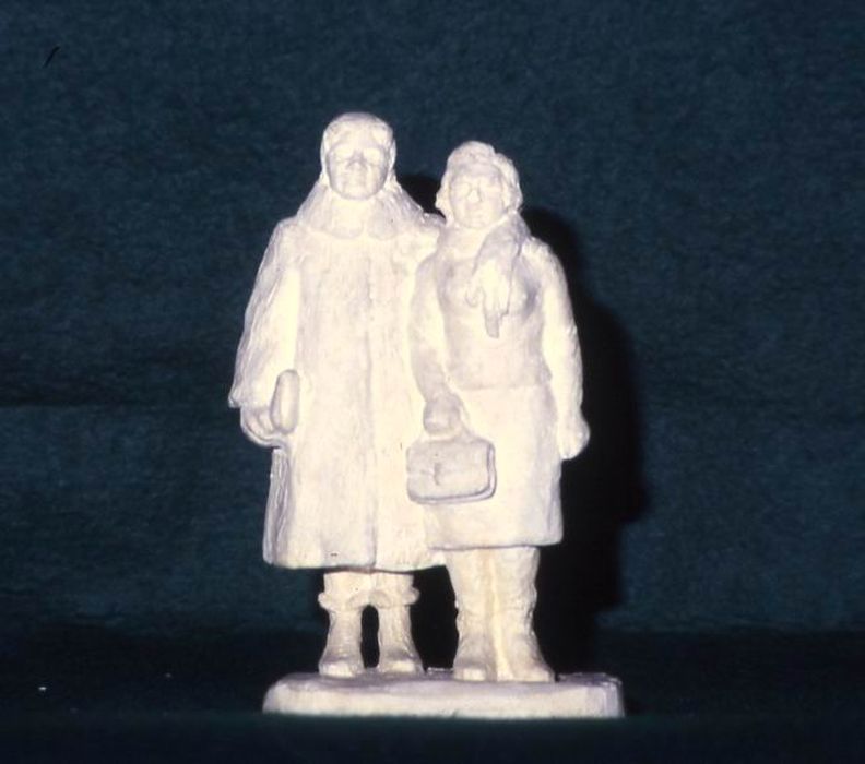 collection de trois-cent-quatorze sculptures, détail