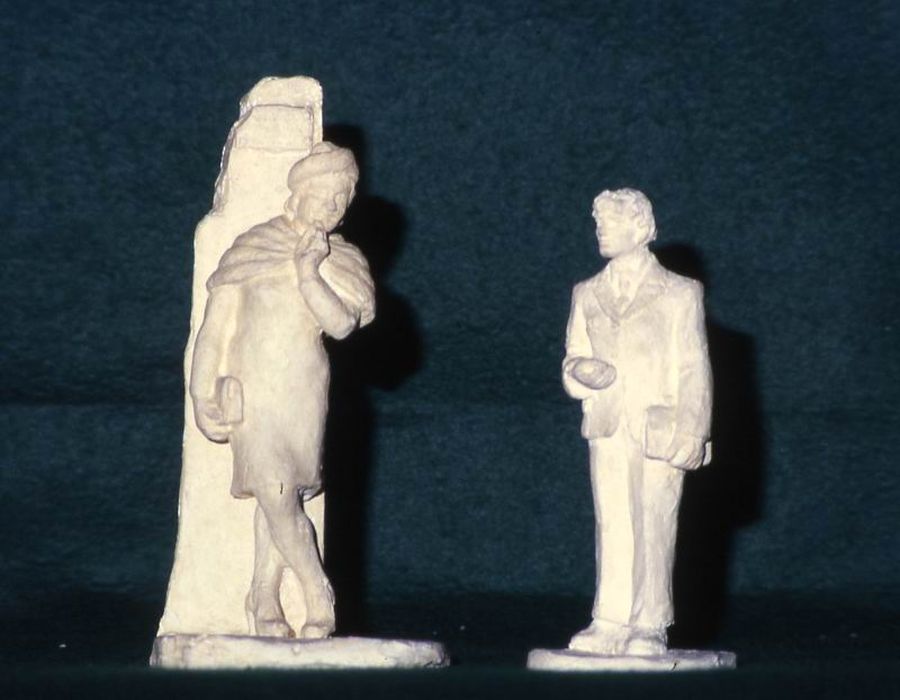 collection de trois-cent-quatorze sculptures, détail