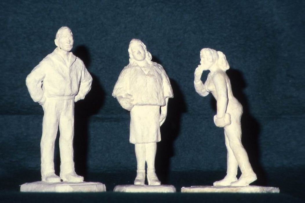 collection de trois-cent-quatorze sculptures, détail