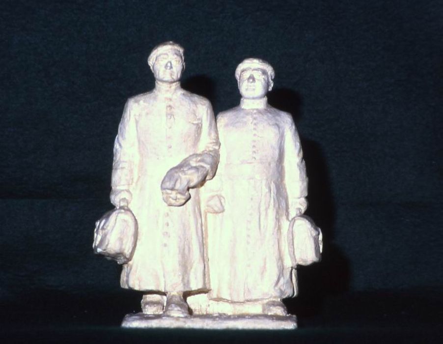 collection de trois-cent-quatorze sculptures, détail