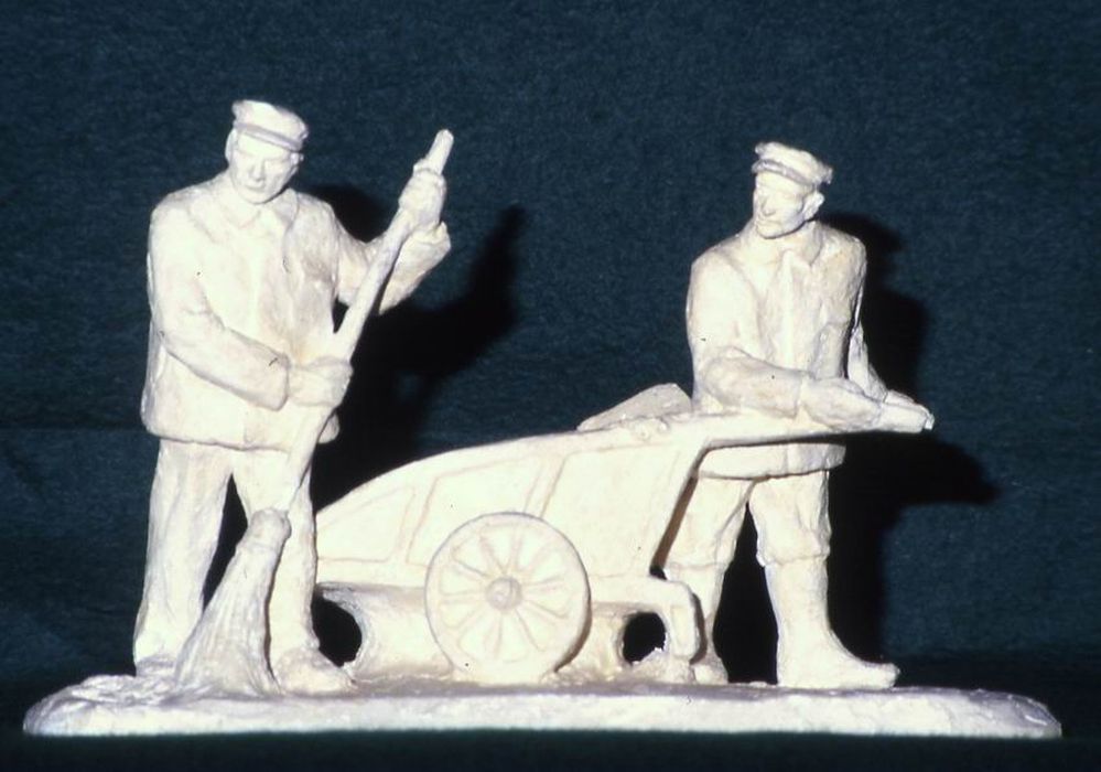 collection de trois-cent-quatorze sculptures, détail