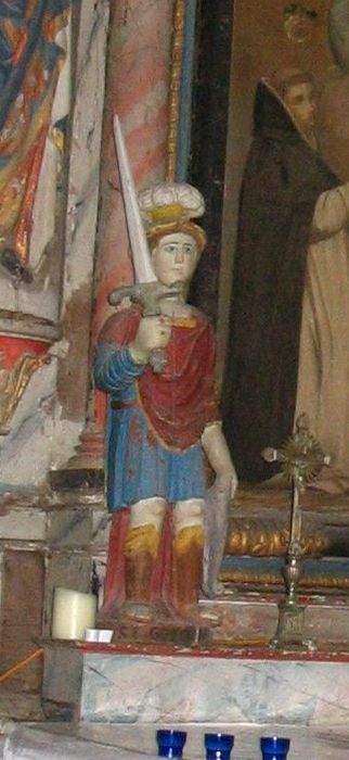statue : Saint Gorgon - © Ministère de la Culture (France), Conservation des antiquités et des objets d’art du Morbihan – Tous droits réservés