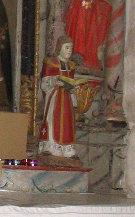 statue : Saint Laurent - © Ministère de la Culture (France), Conservation des antiquités et des objets d’art du Morbihan – Tous droits réservés