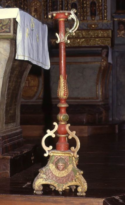 cierge pascal - © Ministère de la Culture (France), Conservation des antiquités et des objets d’art du Morbihan – Tous droits réservés