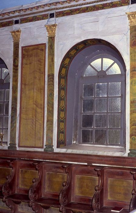 dix-huit stalles et lambris de revêtement (boiseries du choeur) - © Ministère de la Culture (France), Conservation des antiquités et des objets d’art du Morbihan – Tous droits réservés