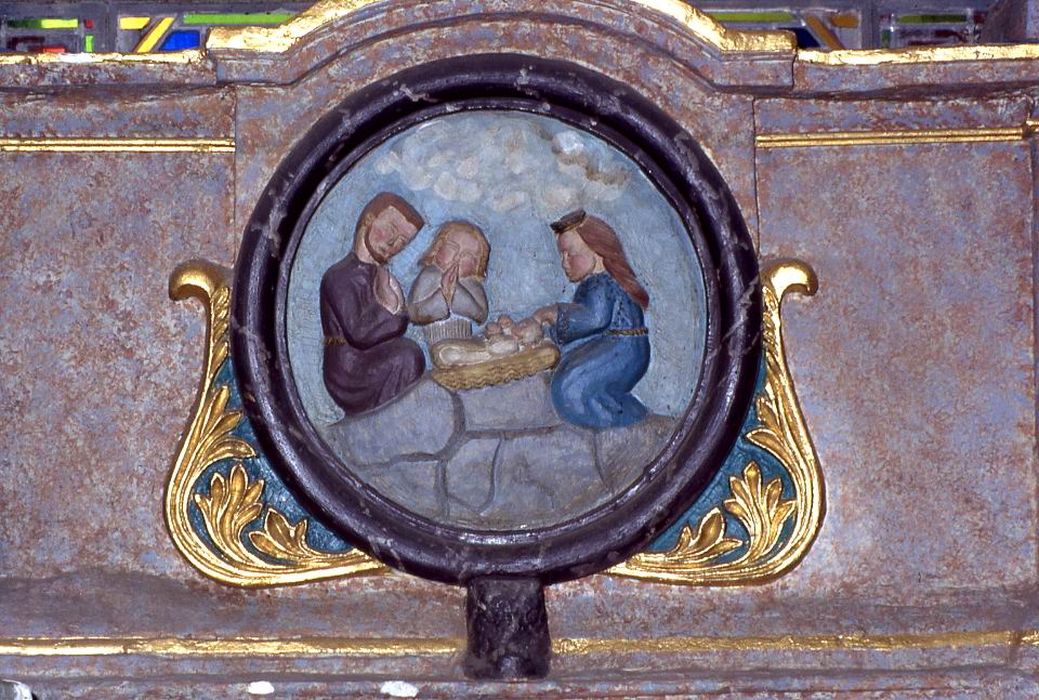 autel (maître-autel), retable, détail - © Ministère de la Culture (France), Conservation des antiquités et des objets d’art du Morbihan – Tous droits réservés