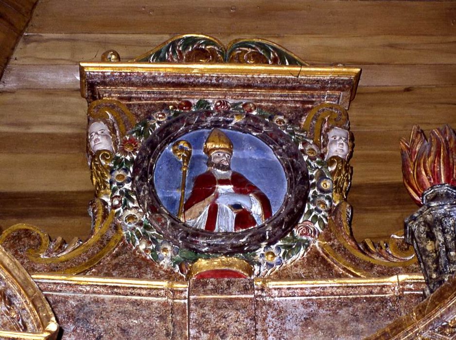 autel (maître-autel), retable, détail