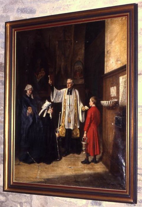 tableau : Les Relevailles - © Ministère de la Culture (France), Conservation des antiquités et des objets d’art du Morbihan – Tous droits réservés