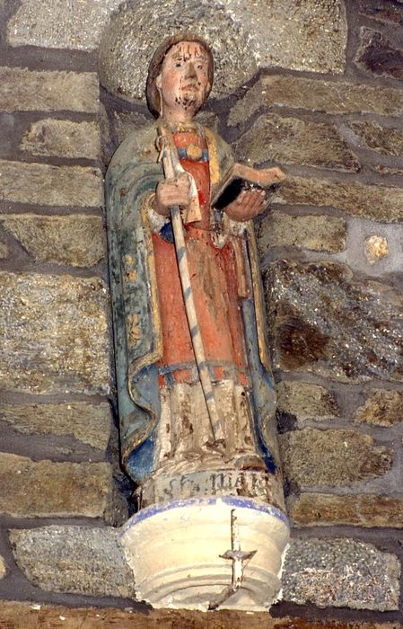 statue : Saint Maurice - © Ministère de la Culture (France), Conservation des antiquités et des objets d’art du Morbihan – Tous droits réservés