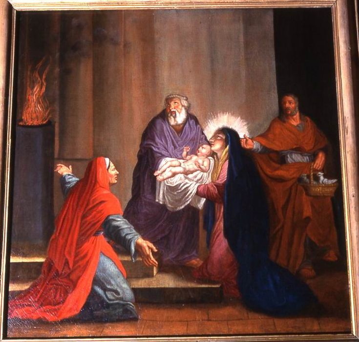 tableau : Présentation de Jésus au Temple