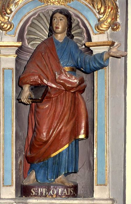 statue : Saint Protais - © Ministère de la Culture (France), Conservation des antiquités et des objets d’art du Morbihan – Tous droits réservés