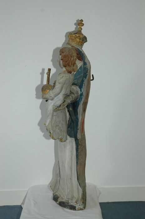 statue : Vierge à l'Enfant - © Ministère de la Culture (France), Conservation des antiquités et des objets d’art du Morbihan – Tous droits réservés