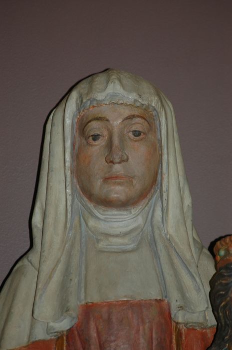 groupe sculpté : Sainte Anne, la Vierge et l'Enfant