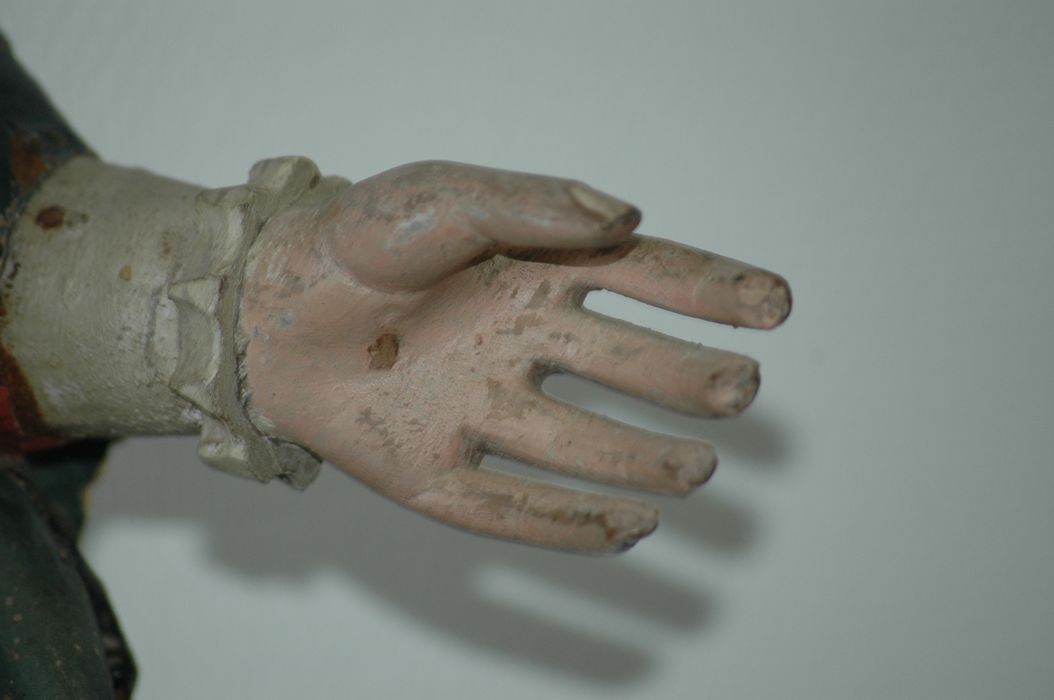 statue : Saint Roch - © Ministère de la Culture (France), Conservation des antiquités et des objets d’art du Morbihan – Tous droits réservés