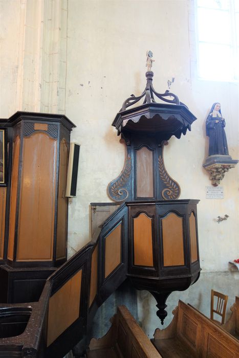 chaire à prêcher - © Ministère de la Culture (France), Conservation des antiquités et des objets d’art de la Nièvre – Tous droits réservés