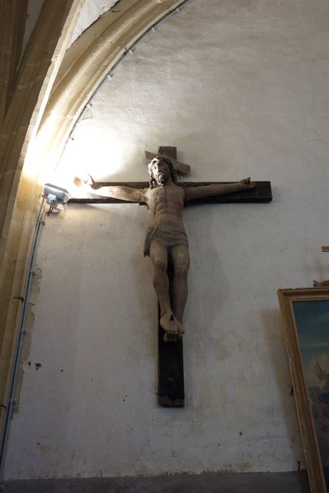 statue : Christ en croix - © Ministère de la Culture (France), Conservation des antiquités et des objets d’art de la Nièvre – Tous droits réservés