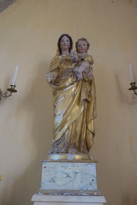 statue : Vierge à l'Enfant - © Ministère de la Culture (France), Conservation des antiquités et des objets d’art de la Nièvre – Tous droits réservés 