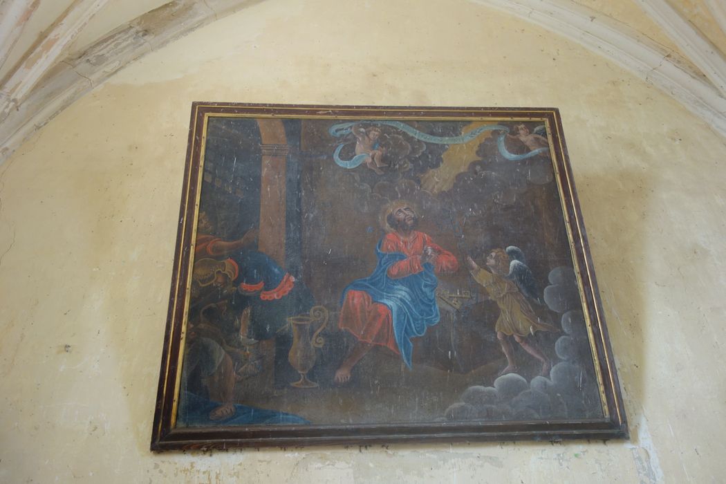 tableau : Délivrance de saint Pierre - © Ministère de la Culture (France), Conservation des antiquités et des objets d’art de la Nièvre – Tous droits réservés 