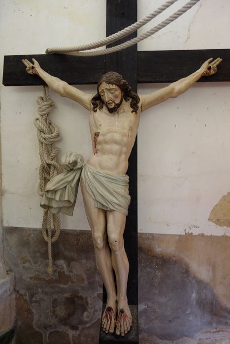 statue : Christ en croix - © Ministère de la Culture (France), Conservation des antiquités et des objets d’art de la Nièvre – Tous droits réservés 